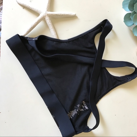 Akela Surf skull anchor athletic bikini swim top S - Picture 2 of 4